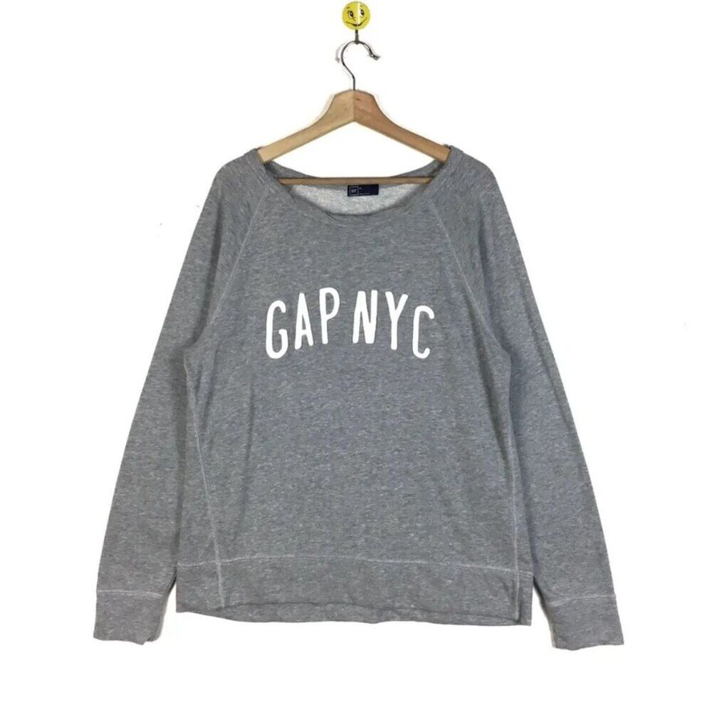 GAP NYC logo crew pullover